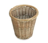 Wicker Antique Wash Waster Paper Bin Red Hamper Grey One Size