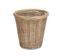 Wicker Antique Wash Waster Paper Bin Red Hamper Grey One Size