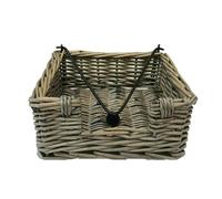 Red Hamper Antique Wash Wicker Napkin Holder