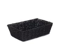 Red Hamper Black Paper Rope Tray Red Hamper Black