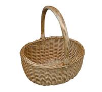 Red Hamper Buff Hollander Wicker Shopping Basket
