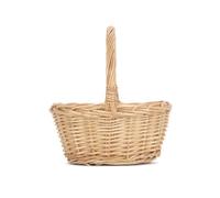 Red Hamper C003 Wicker Shopping Basket Mini Oval Shopper