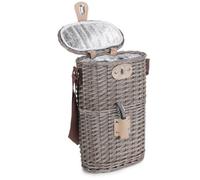 Red Hamper Db016 Wicker 2 Bottle Willow Insulated Bottle Carrier