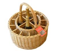 Red Hamper Deluxe Celebration Wicker Drinks Basket