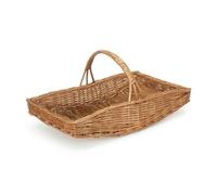 Red Hamper Double Steamed Willow Garden Trug - Large - Brown