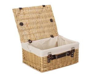 Red Hamper Eh006W Wicker Picnic Basket With White Lining