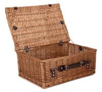 Red Hamper Eh028 Wicker 46Cm Double Steamed Picnic Basket