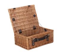 Red Hamper Eh030 Wicker Double Steamed 36Cm Picnic Basket