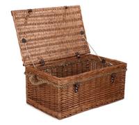 Red Hamper Eh052 Wicker 60Cm Double Steamed Rope Handled Trunk