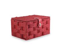 Red Hamper Eh111R Paper Small Red Paper Rope Hamper Basket