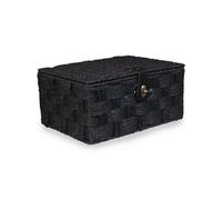 Red Hamper Eh112Bl Paper Medium Black Paper Rope Picnic Basket