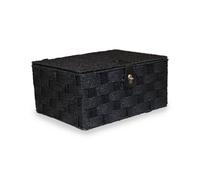 Red Hamper Eh113Bl Paper Large Black Paper Rope Picnic Basket