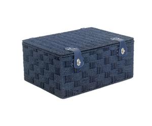 Red Hamper Eh114Blue Paper Extra Large Twisted Blue Paper Picnic Basket