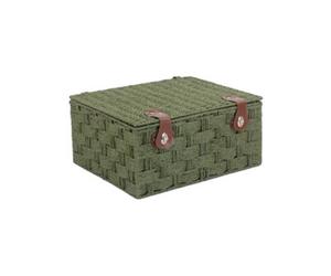 Red Hamper Eh114Grn Paper Extra Large Green Woven Paper Rope Hamper
