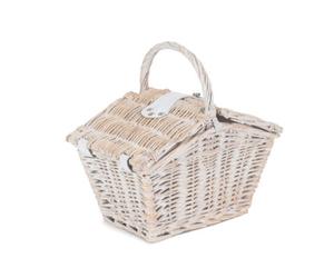 Red Hamper Eh154 Wicker Small White Elegant Picnic Basket