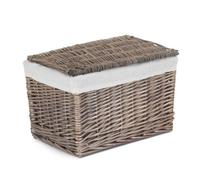 Red Hamper Eh161 Wicker 36Cm Taupe Wash Finish Storage Hamper Basket
