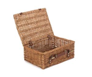 Red Hamper Eh176 Wicker 35Cm Light Steamed Picnic Basket Unlined