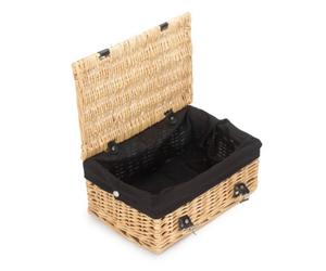 Red Hamper Eh189B 36Cm Buff Wicker Empty Picnic Basket
