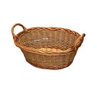 Red Hamper Eton Oval Wicker Tray in Brown Red Hamper Brown