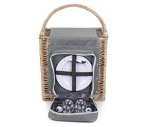 Red Hamper Fh098 Wicker Chill Beach Picnic Basket
