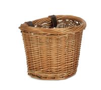 Red Hamper Front Fixing Heritage Oval Wicker Bicycle Basket - Brown - One Size - Bicycle Basket