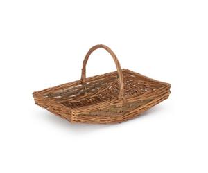 Red Hamper G011/1 Wicker Small Unpeeled Willow Garden Trug Basket