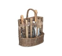 Red Hamper G020/1 Wicker Small Antique Wash Deluxe Garden Tool Basket