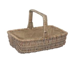 Red Hamper G028/2 Wicker Medium Rectangular Garden Trug
