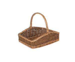 Red Hamper G035/1 Wicker Small Rectangular Country Unpeeled Garden Trugs
