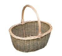 Red Hamper Green Willow Hollander Wicker Shopping Basket