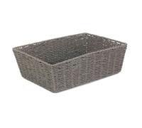 Red Hamper Grey Paper Rope Display Tray - Large