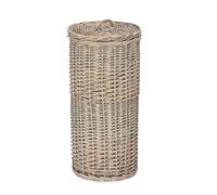 Red Hamper Grey Wash Round 3 Toilet Roll Holder Red Hamper Grey