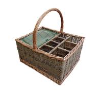 Red Hamper H021/home Wicker Event Basket Extra Special With 4 Glasses