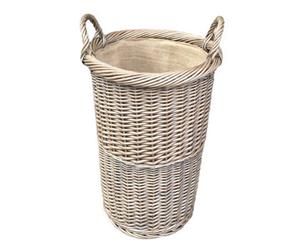 Red Hamper H053 Wicker Large Antique Wash Umbrella Stand