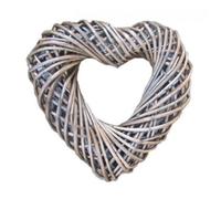 Red Hamper H088 Wicker Small Heart Shaped Wreath