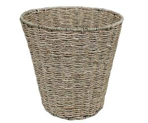Red Hamper H103 Seagrass Round Waste Paper Basket