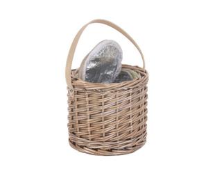 Red Hamper H139 Wicker Antique Wash Mini Ice Basket