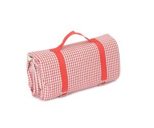 Red Hamper H196 Red And White Gingham Picnic Blanket