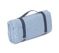 Red Hamper H197 Blue And White Gingham Picnic Blanket