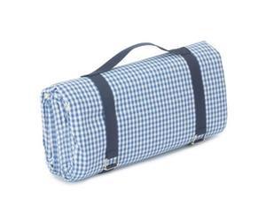 Red Hamper H197 Blue And White Gingham Picnic Blanket