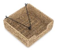 Red Hamper H204 Seagrass Napkin Holder, Brown