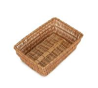 Red Hamper Jumbo Wicker Packaging Wicker Tray