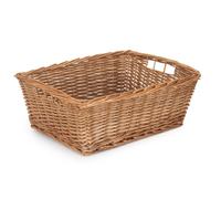 Red Hamper Large Deep Rectangular Storage Tray in Brown Red Hamper Brown Large