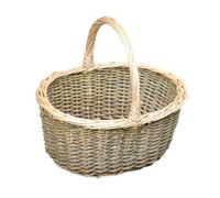 Red Hamper Large Green Willow Hollander Wicker Shopping Basket