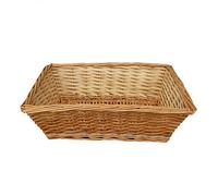 Red Hamper Large Tapered Split Willow Tray, Wicker, Brown, 12 x 25.5 x 39 cm