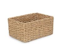 Red Hamper Large Thatch Grass Woven Storage Basket