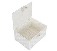 Red Hamper Large Twisted White Paper Rope Storage Basket
