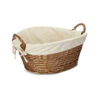 Red Hamper Light Steamed Laundry Baskets with White Lining