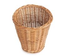 Red Hamper H005 Wicker Light Steamed Waste Paper Bin