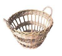 Red Hamper Lowestoft Log Basket, Wicker, Brown, 50 x 50 x 42 cm